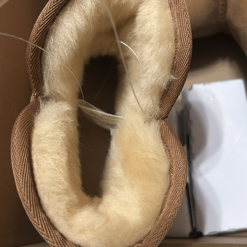 Kirkland Signature Ladies boots genuine suede shearling lightweight size 8 NIB - Picture 8 of 9